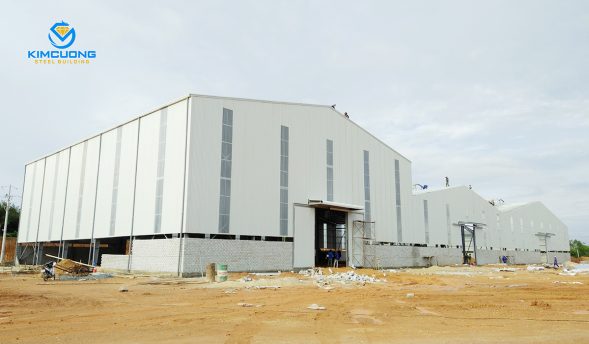 Nhà xưởng nhựa á Châu - Kim Cương Steel - Công Ty Cổ Phần Cơ Khí Và Xây Lắp 250 Phủ Quỳ